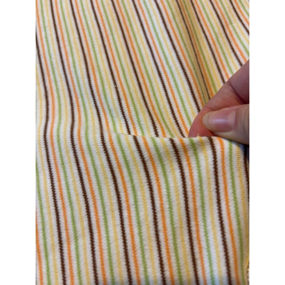 Absorba vtg y2k cotton baby security blanket lovey bear stripes